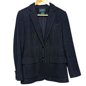 Lauren by Ralph Lauren Wool Cashmere Blend Tweed Blazer Women's Sz. 4